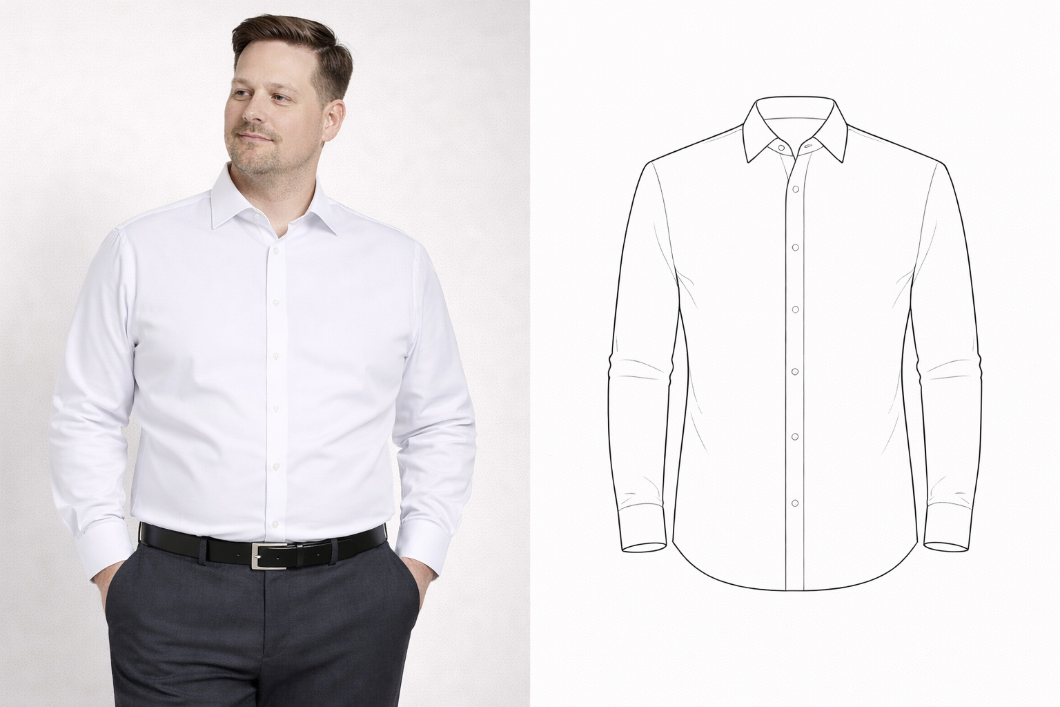 regular - modern fit